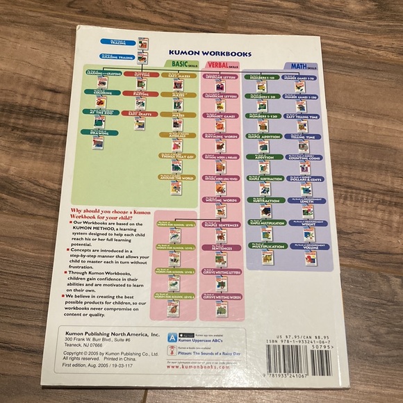 Two Kumon workbooks ages 6, 7, 8 ~ simple subtraction and simple multiplication - Picture 7 of 9